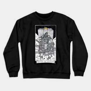 The Seven of Wands - The Tarot Restless Crewneck Sweatshirt